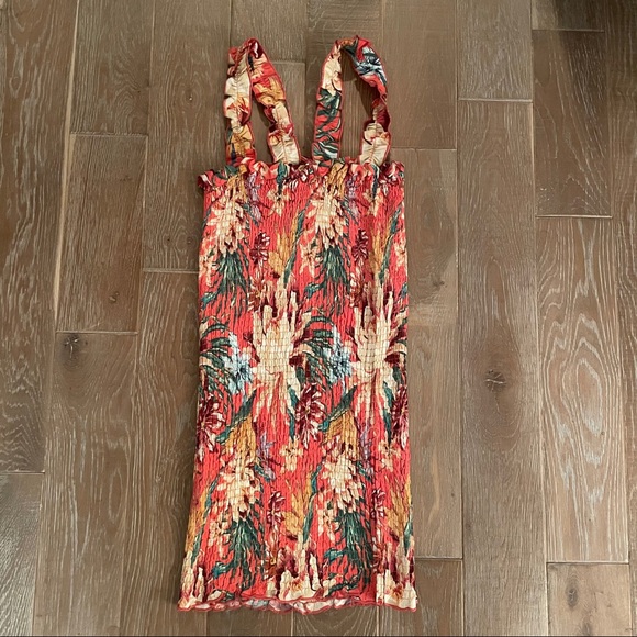 NWT FARM Rio Floral Mini Dress - Picture 6 of 6